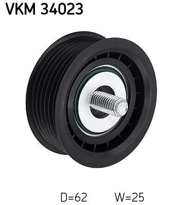 Galet enrouleur de courroie d'accessoire SKF ref. VKM 34023